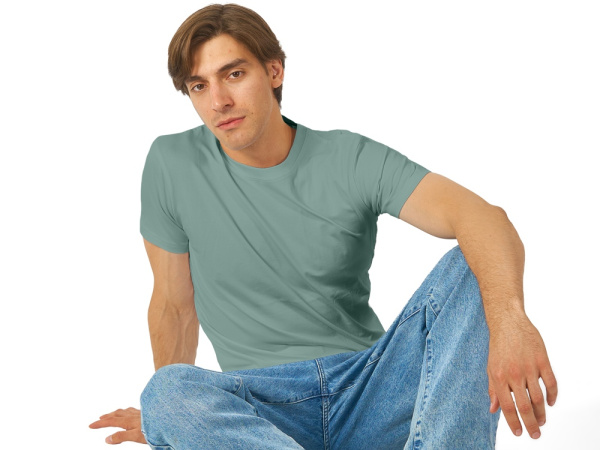 Футболка «HD Fit» мужская, Размер 3XL, Цвет припылено-бирюзовый