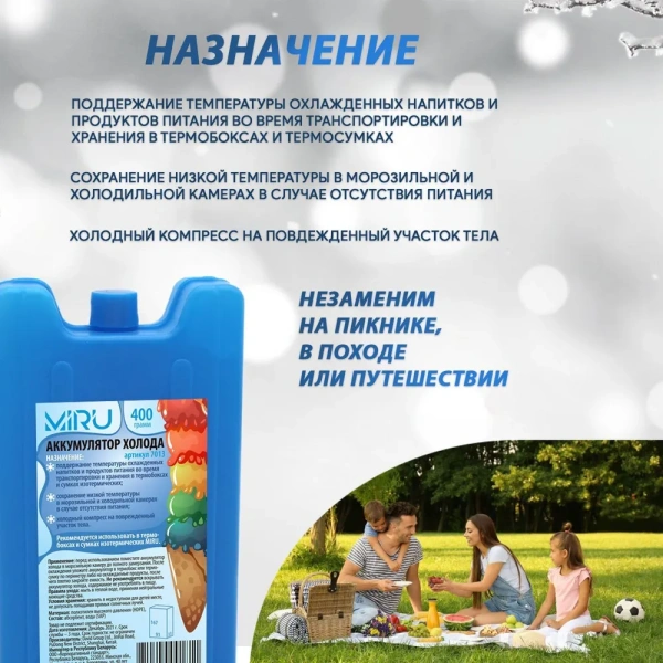 Аккумулятор холода  7013 400г