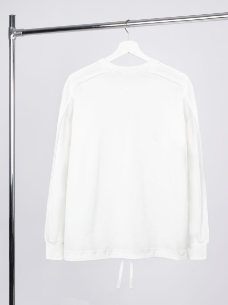 Свитшот унисекс Vozduh, молочно-белый, XS–XXL