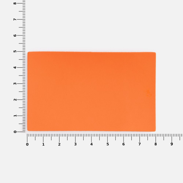 Лейбл Listra Soft Touch, XL, оранжевый, 5х8 см