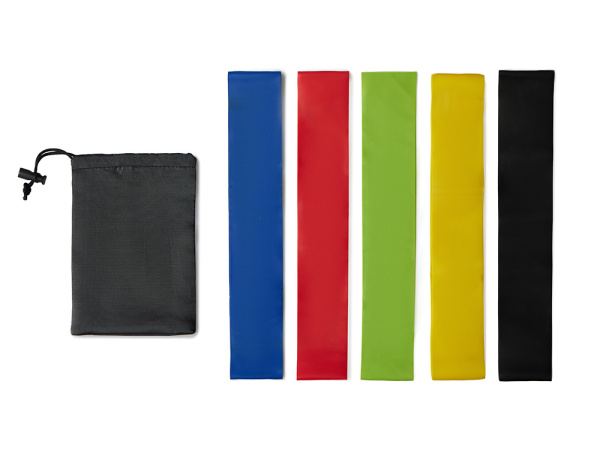 Набор спортивных резинок «Crane», Цвет черный