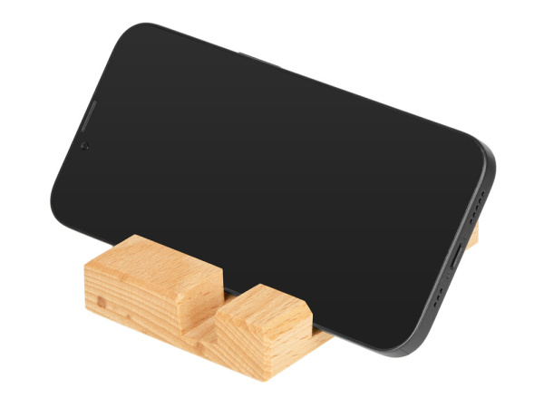 Подставка для смартфона и планшета из массива бука «Prop», Цвет натуральный