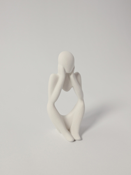 Мыслитель 3 - Статуэтка декоративная из гипса, арт. g005008