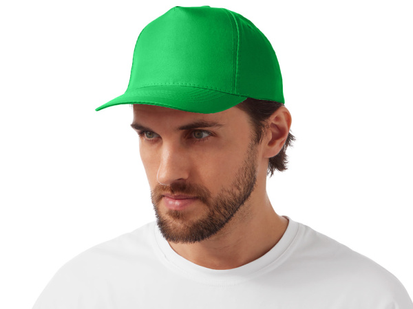 Бейсболка «Poly», Размер 56, Цвет зеленый