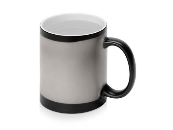 Кружка-хамелеон «Magic» матовая, Цвет черный/белый