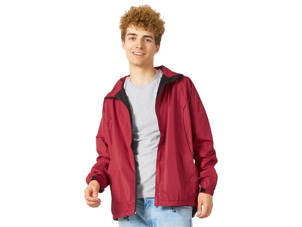 Куртка мужская с капюшоном «Wind», Размер XL, Цвет красный