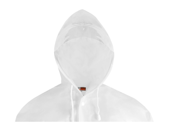 Дождевик «Hawaii pro» c чехлом унисекс, Размер XL-2XL, Цвет белый