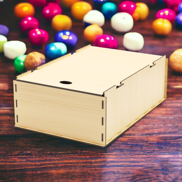 Ламинированная Подарочная Коробка из HDF 29,5*19,5*10,5 см / Вместительная и изысканная
