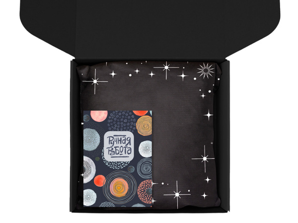 Подарочный набор «Re:y. Together»  с френчпрессом, кружками и дженгой, Цвет синий