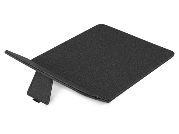 Коврик для мыши с беспроводной зарядкой «Mist», Цвет темно-серый