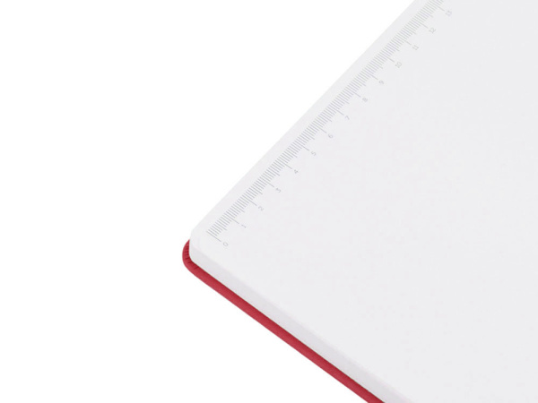 Бизнес-блокнот А5 «C2» soft-touch, Цвет красный