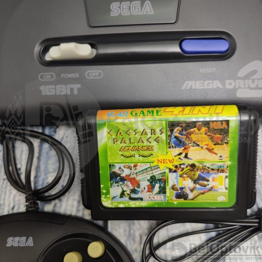 Картридж для приставок Sega Mega Drive 2 1-4 сборник 4 в 1 2 SC425 (арт:  ig-7039) от 1 ₽ рублей оптом в Москве