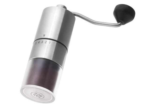 Механическая кофемолка «Alegría», Цвет серебристый