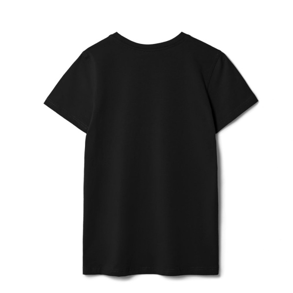 Футболка женская T-bolka Stretch Lady, черная, S-XXL