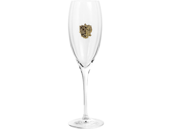 Набор «За Россию» в деревянной коробке, Цвет прозрачный/золотистый