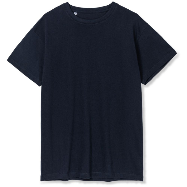 Футболка унисекс T-Bolka 180, темно-синяя, S–3XL