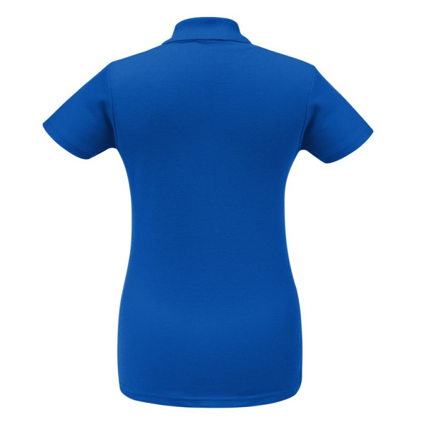 Рубашка поло женская ID.001 ярко-синяя, XS–3XL