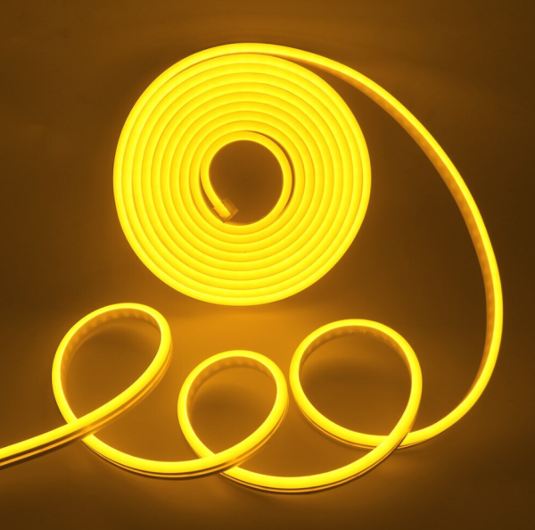Неоновая светодиодная лента Neon Flexible Strip с контроллером / Гибкий неон 5 м.
