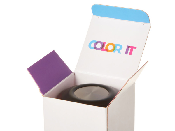 Вакуумный термос «Vacuum Flask C1», soft touch, 420мл, Цвет красный/черный/серебристый