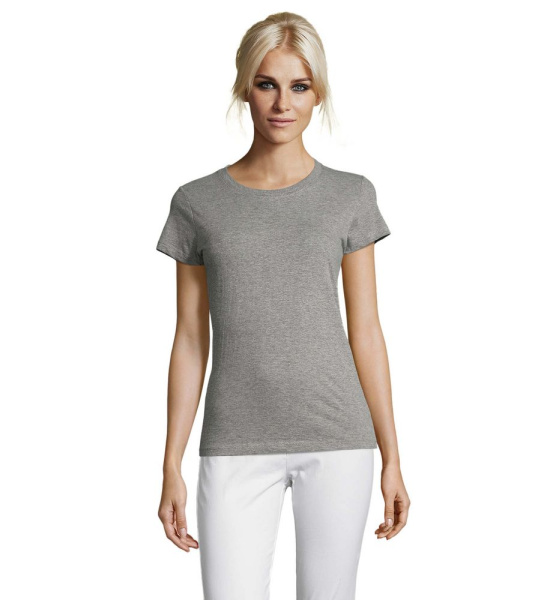 Футболка женская Regent Women, серый меланж, S–XXL