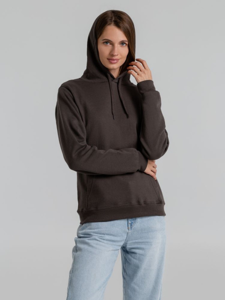 Толстовка с капюшоном Snake II темно-серая, S–4XL