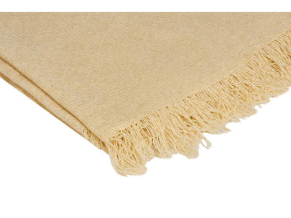 Плед «Chenille» акриловый, Цвет бежевый