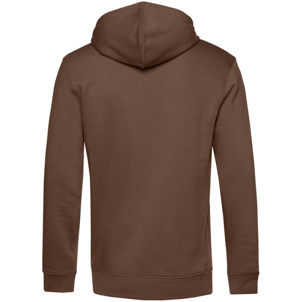 Толстовка с капюшоном унисекс BNC Inspire (Organic), коричневая (мокко), XS–3XL