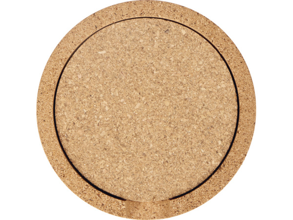 Набор костеров из пробки на подставке «Krock», Цвет коричневый