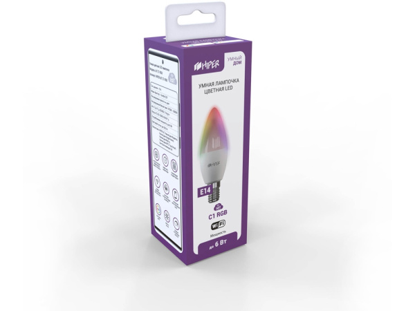 Умная LED лампочка «IoT C1 RGB», Цвет белый