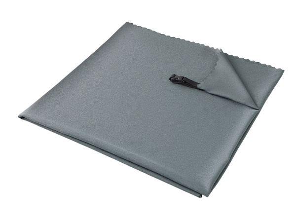 Спортивное полотенце «Спутник» в чехле, Цвет темно-серый