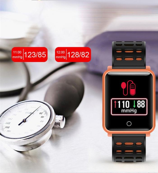 Смарт-часы Smart Watch N88 IP68 с функцией измерения давления