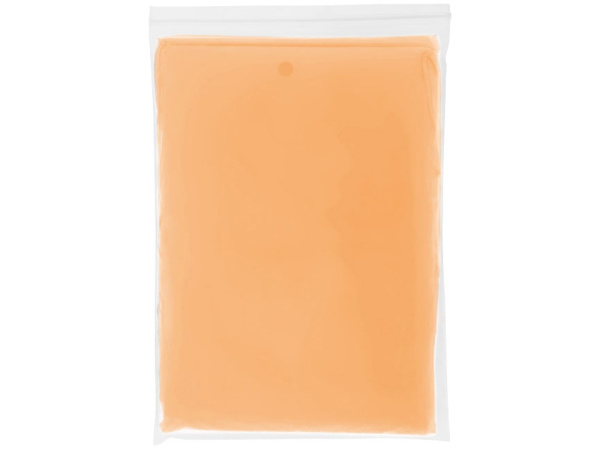 Дождевик «Ziva», Цвет оранжевый прозрачный