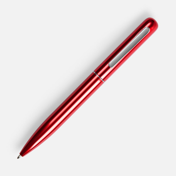 Ручка шариковая Scribo, красная, 14х1,2 см