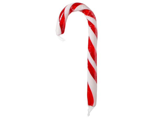 Леденец «Трость», Цвет белый/красный