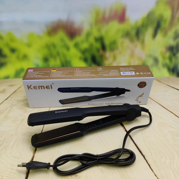 Электрический выпрямитель утюжок  для волос Kemei КМ-329