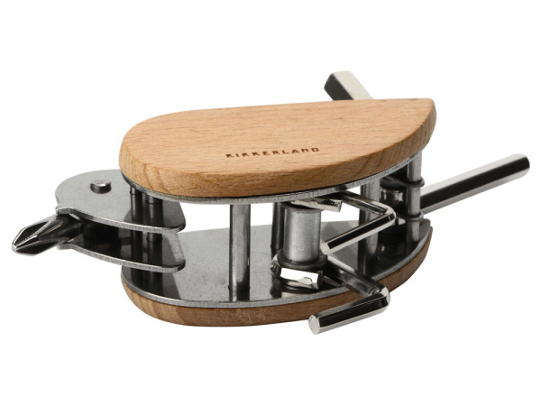 Мультитул в форме птицы «Bird», Цвет серебристый/натуральный