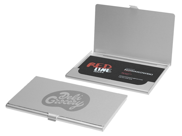 Визитница «Shanghai», Цвет серебристый