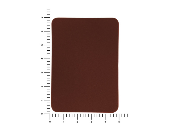 Патч «Прямоугольный», nubuk, Цвет коричневый
