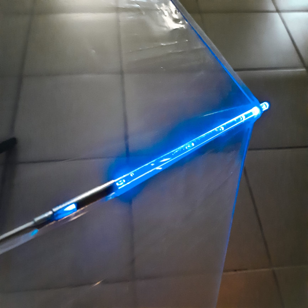 Светящийся зонт Джедая (прозрачный) 2 в 1 зонт и фонарик