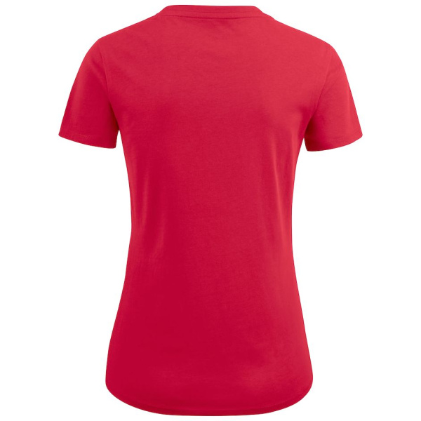 Футболка женская Ladies American U, красная, S-XXL