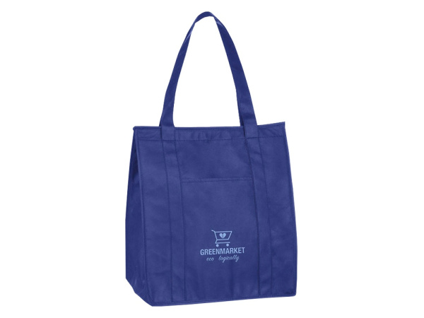 Сумка для покупок «Zeus» с изоляцией, 80 г/м2, Цвет ярко-синий