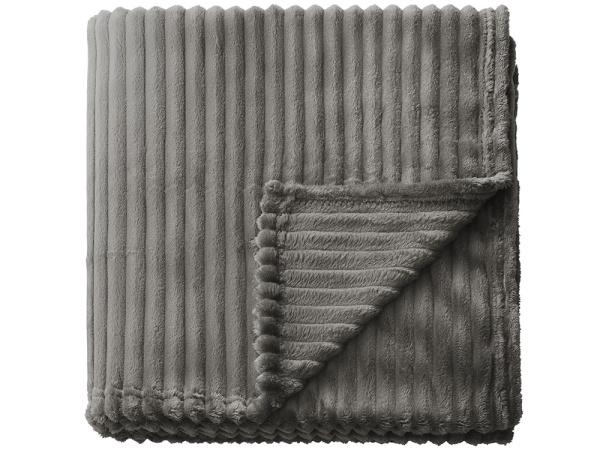 Плед «Wave», Цвет серый