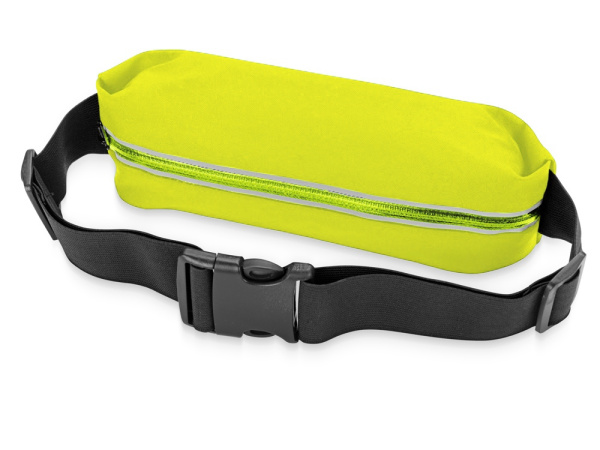 Сумка на пояс «Спринт», Цвет неоновый желтый/черный/прозрачный
