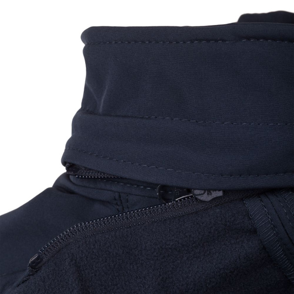 Куртка мужская Hooded Softshell темно-синяя, S–2XL