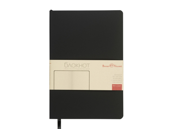 Блокнот А5 «Megapolis Flex Velvet», Цвет черный