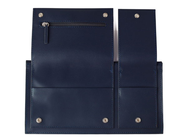 Тревел портмоне Flat, Цвет синий