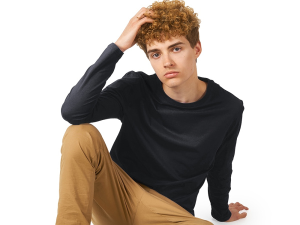 Лонгслив «Porto» мужской, Размер XL, Цвет темно-серый