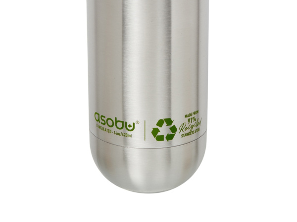 Термос «ORB», переработанная нержавеющая сталь, Цвет серебристый