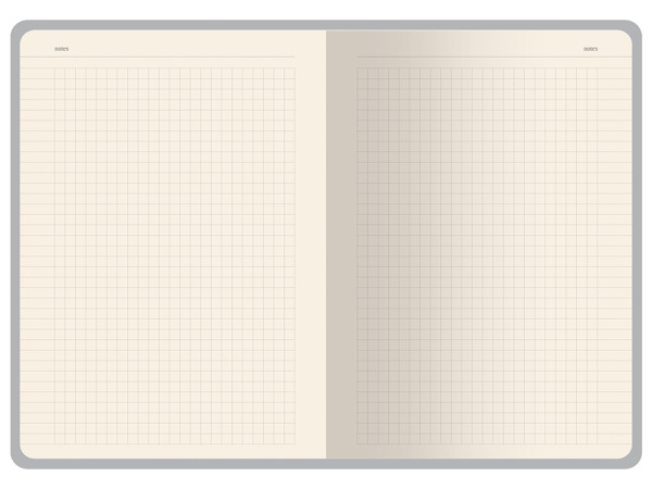 Бизнес-тетрадь А5 «Pragmatic Contrast», Цвет белый/голубой