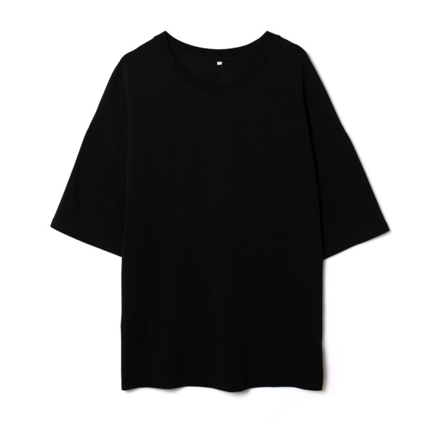 Футболка унисекс оверсайз Crosstown, черная, S–XXL